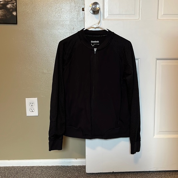Reebok Jackets & Blazers - Reebok Black Zip Up